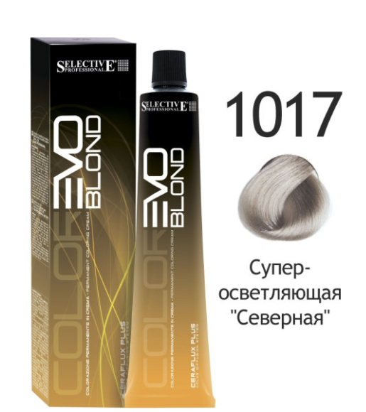 изображение Selective COLOREVO Крем-краска для волос 1017 Суперосветляющая "Северная" от магазина nsk-cosmetics.ru